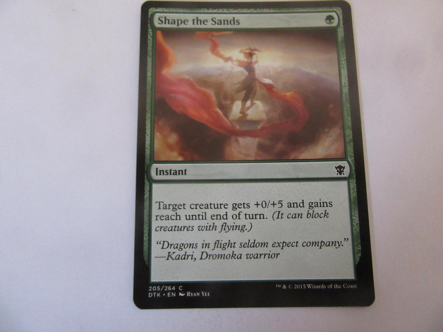 Shape the Sands 205 Dragons of Tarkir NM