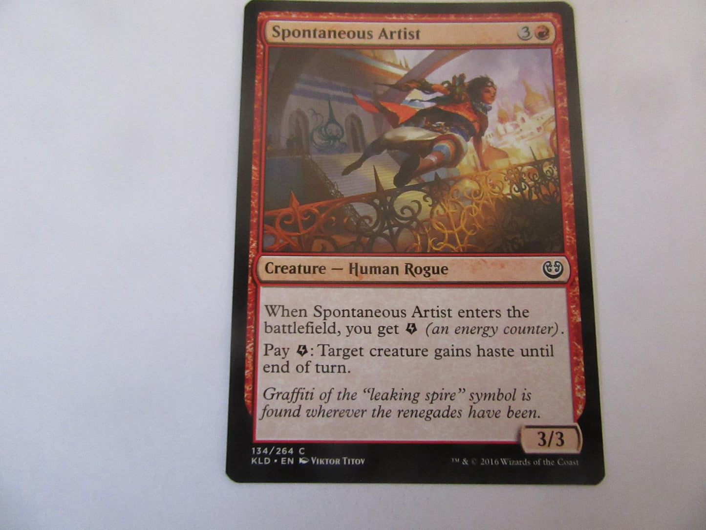 Spontaneous Artist 134 Kaladesh NM