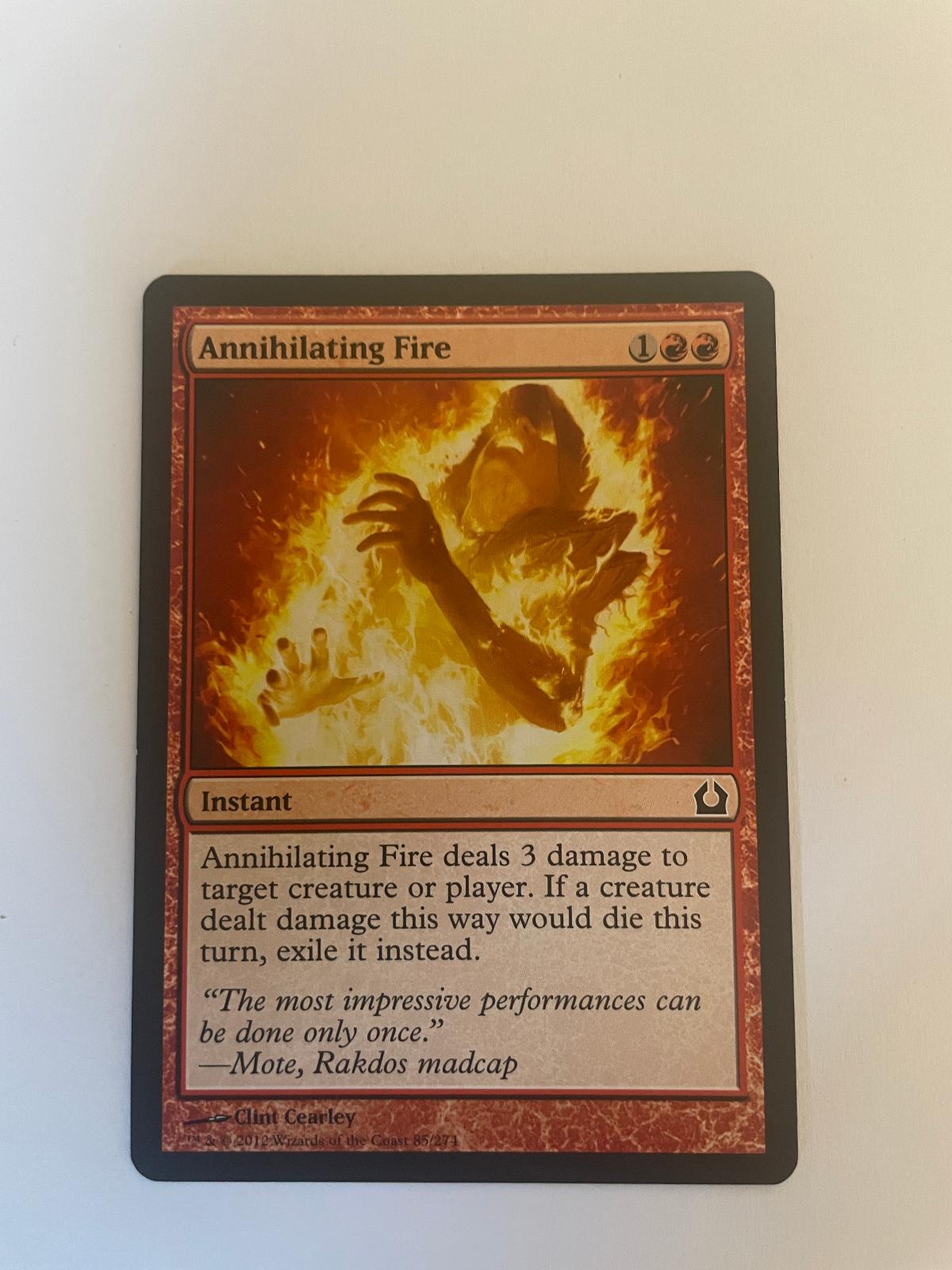 Annihilating Fire 85 Return to Ravnica RTR NM