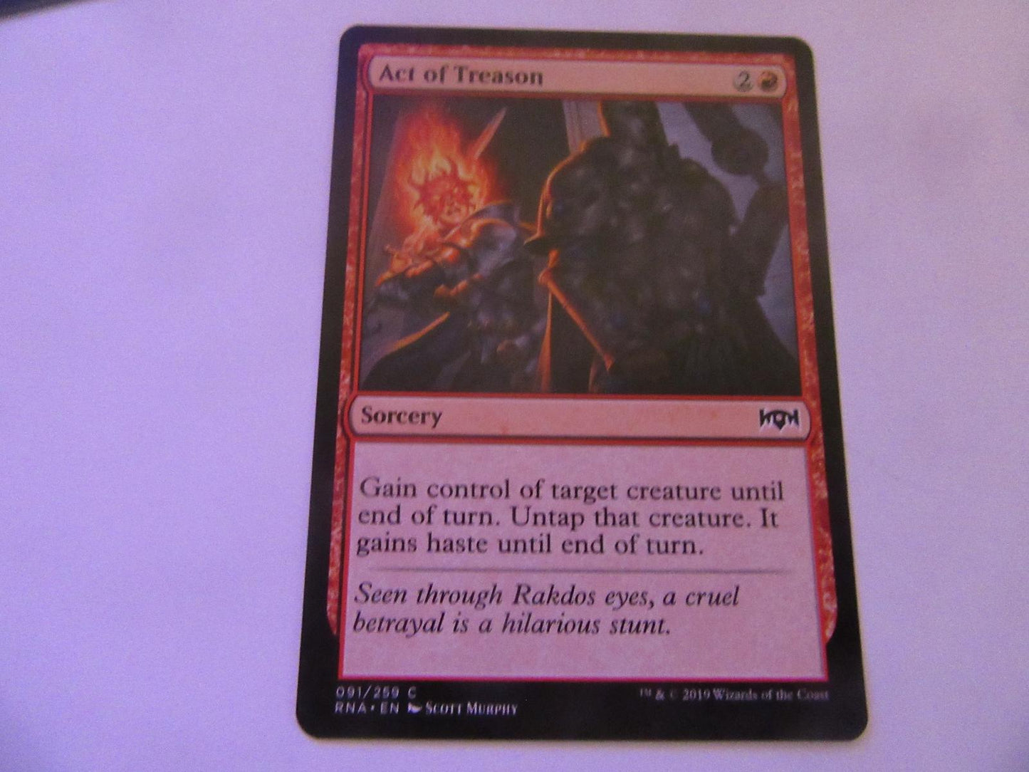 Act of Treason 91 The List Reprints NM
