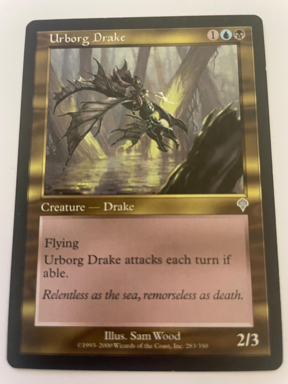 Urborg Drake 283 Uncommon Invasion Magic: The Gathering Near Mint