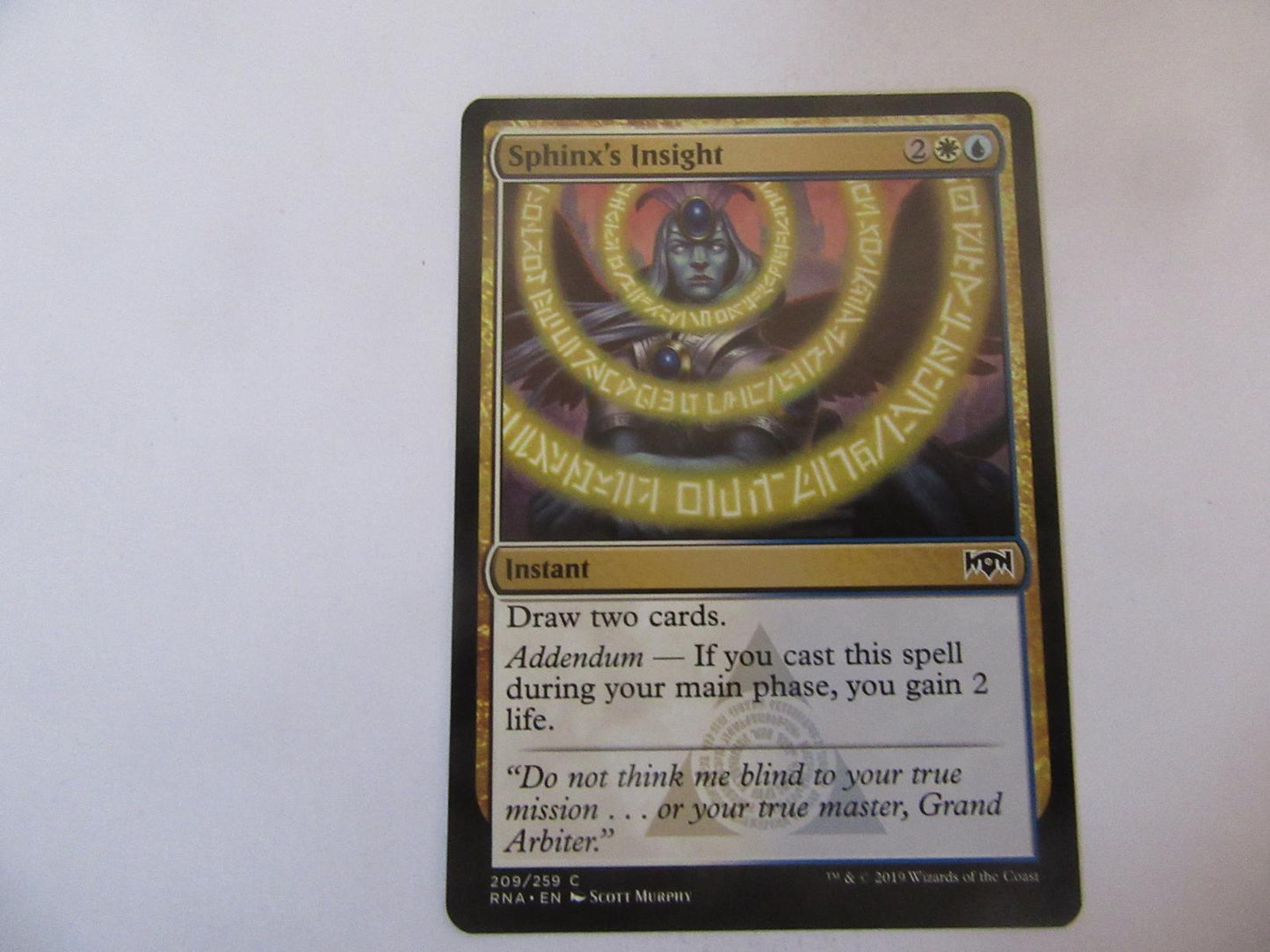 Sphinx's Insight 209 Ravnica Allegiance NM