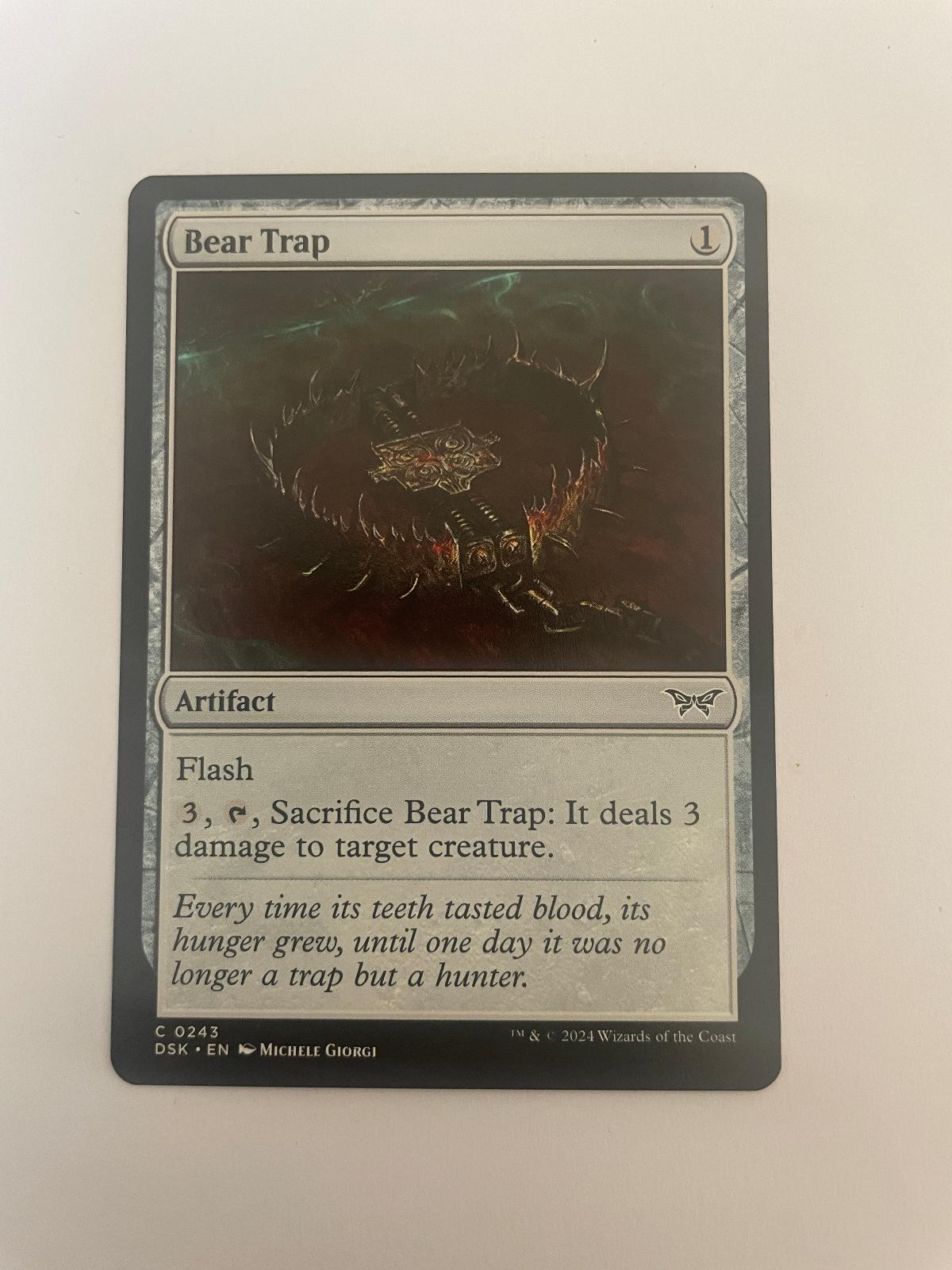 Bear Trap 243 Duskmourn: House of Horror DSK NM
