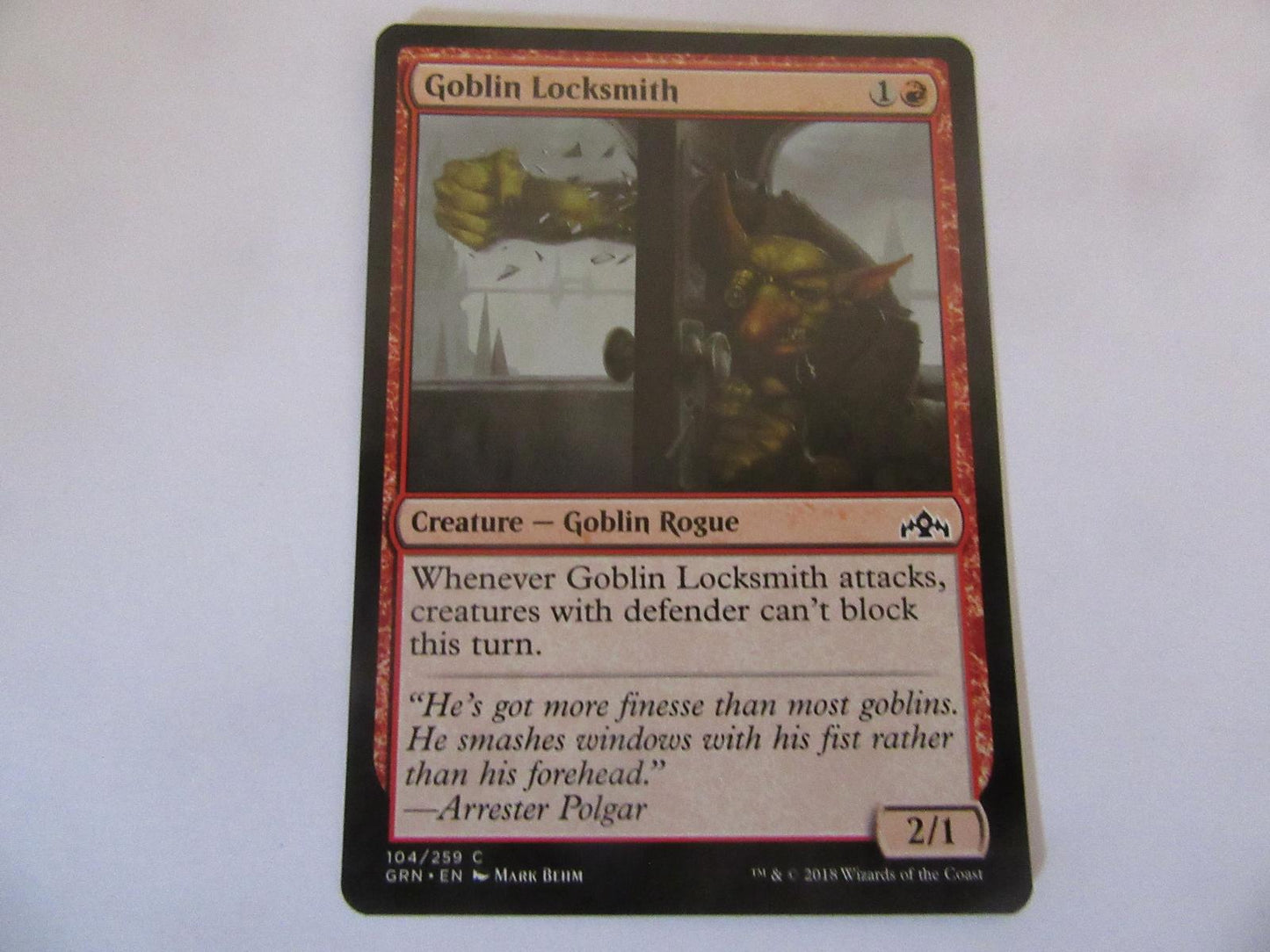 Goblin Locksmith 104 Guilds of Ravnica NM