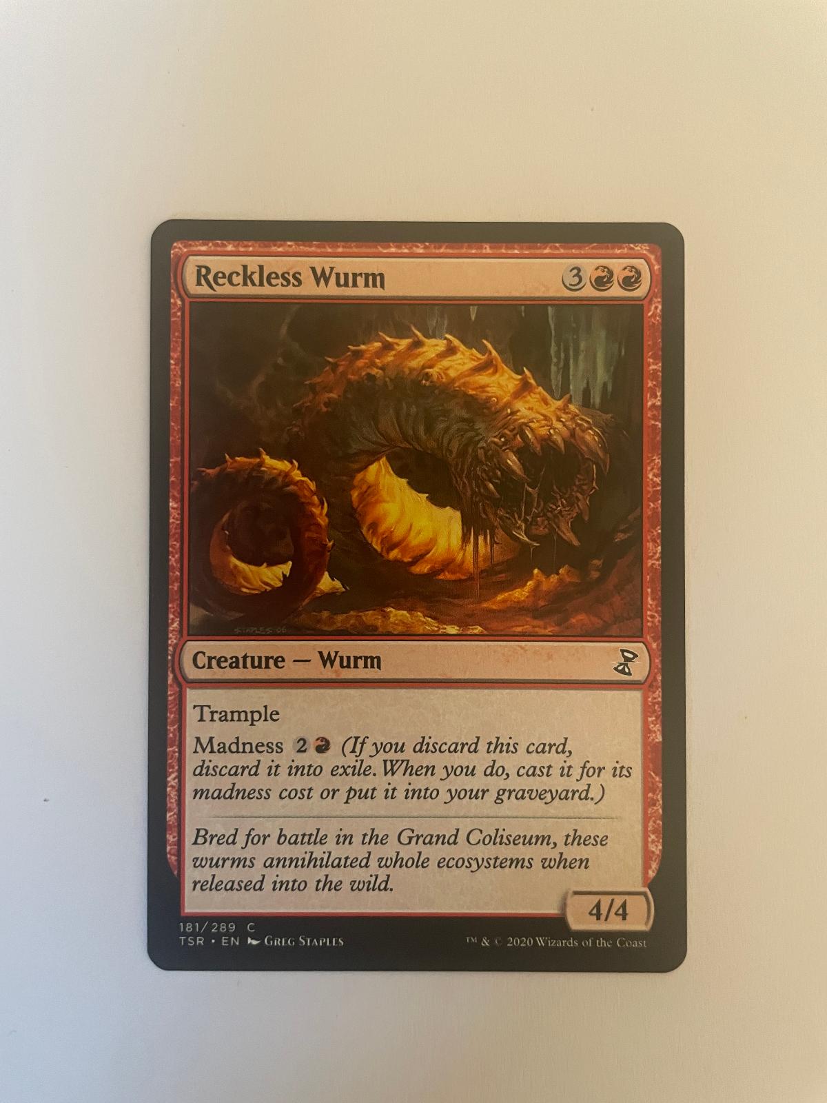Reckless Wurm 181 Time Spiral: Remastered TSR NM