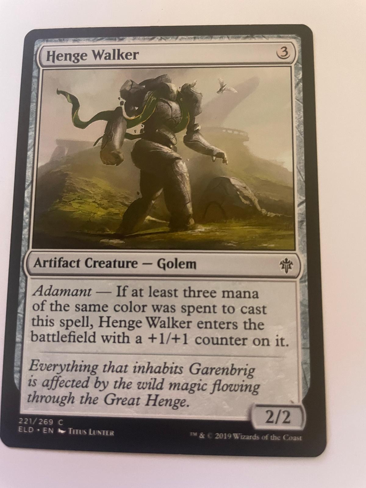 Henge Walker 221 Common Throne of Eldraine Magic: The Gathering Near Mint