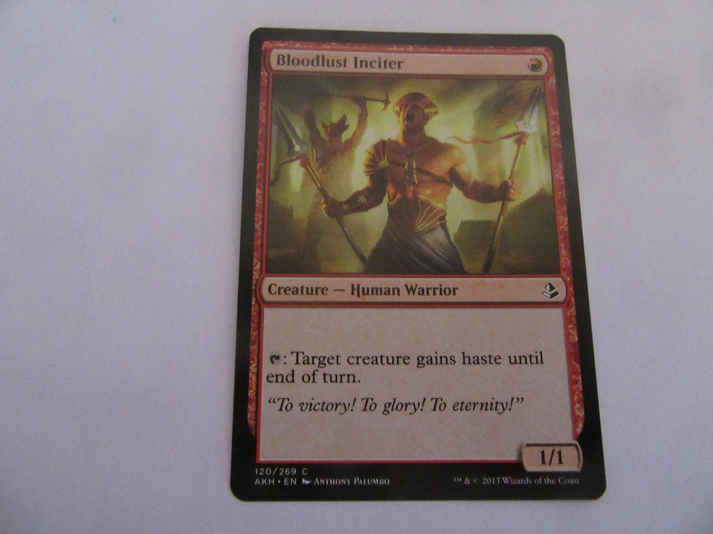 Bloodlust Inciter 120 The List Reprints NM