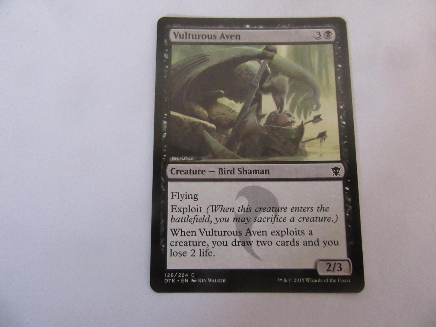 Vulturous Aven 126 Dragons of Tarkir NM