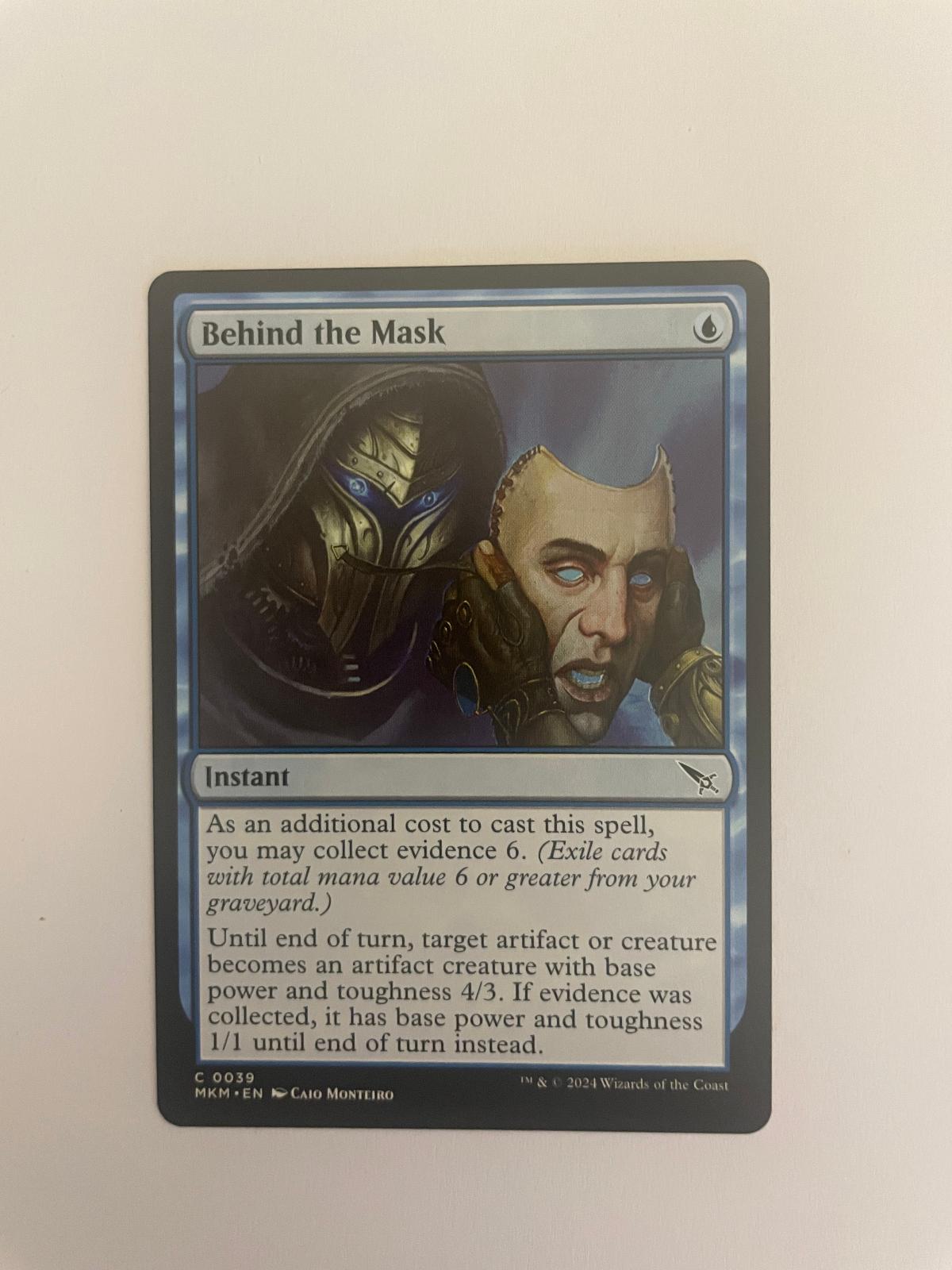 Behind the Mask 39 Murders at Karlov Manor MKM NM