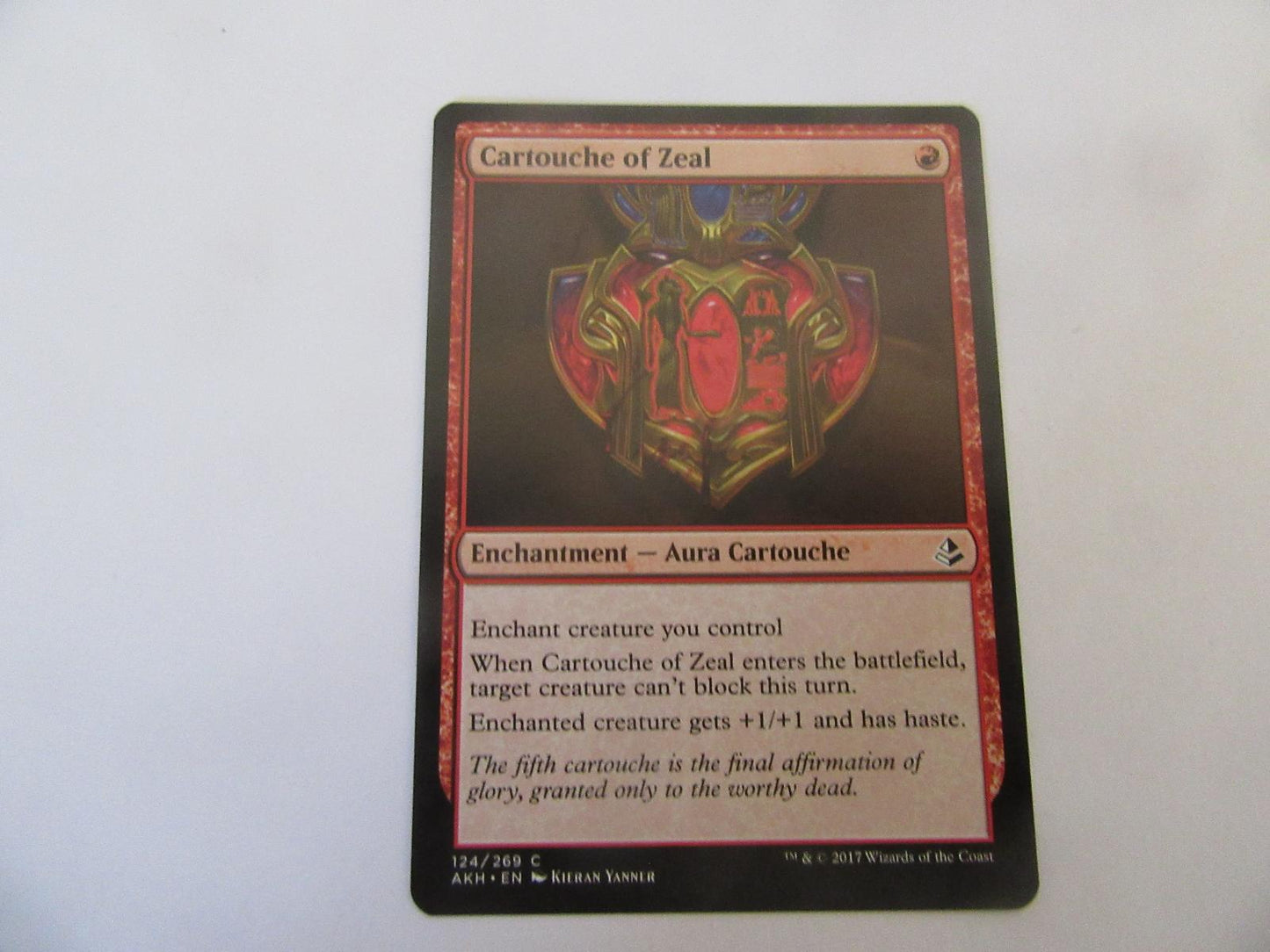 Cartouche of Zeal 124 The List Reprints NM