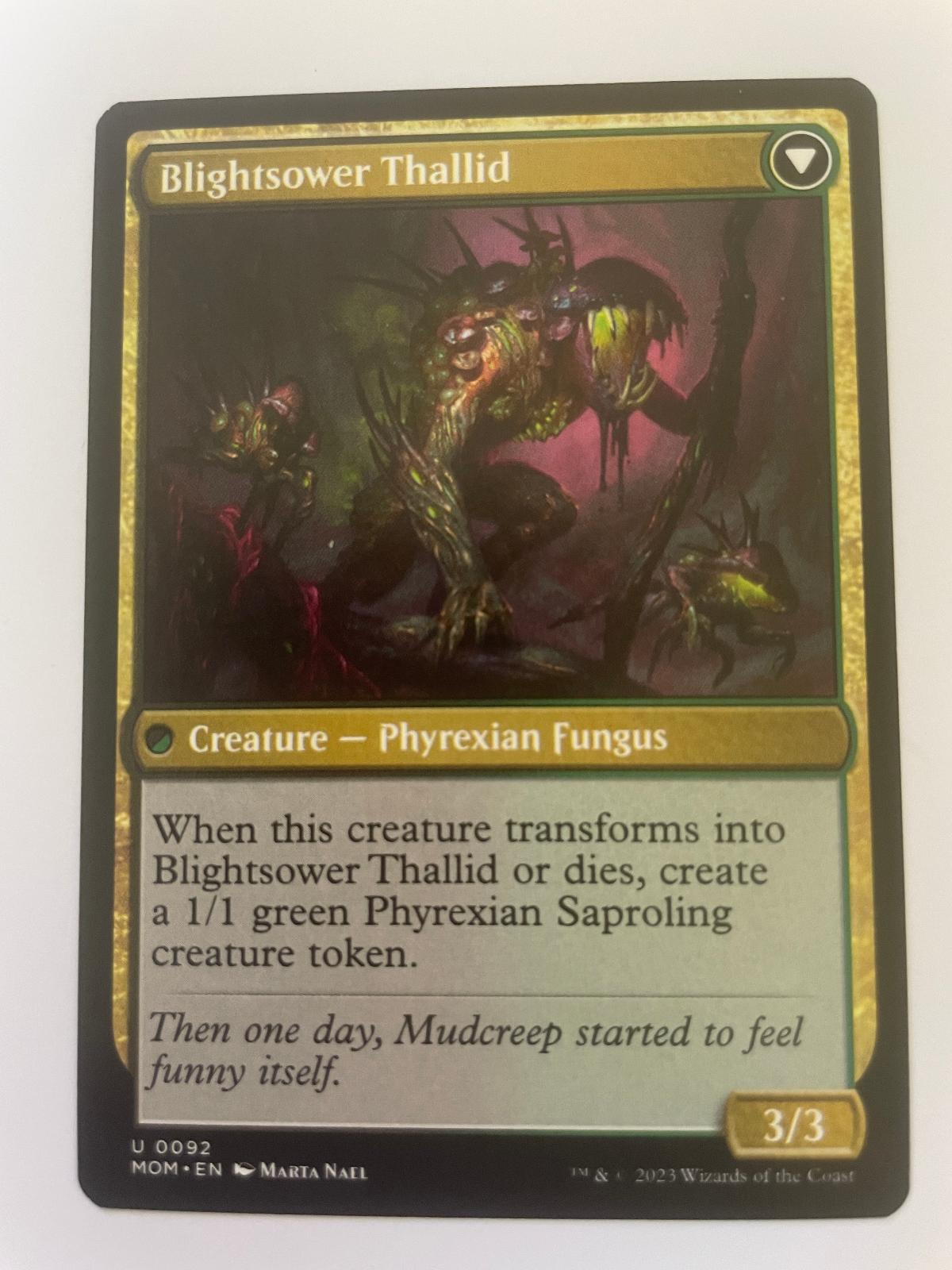 Blightreaper Thallid 92 Uncommon March of the Machine Magic: The Gathering NM