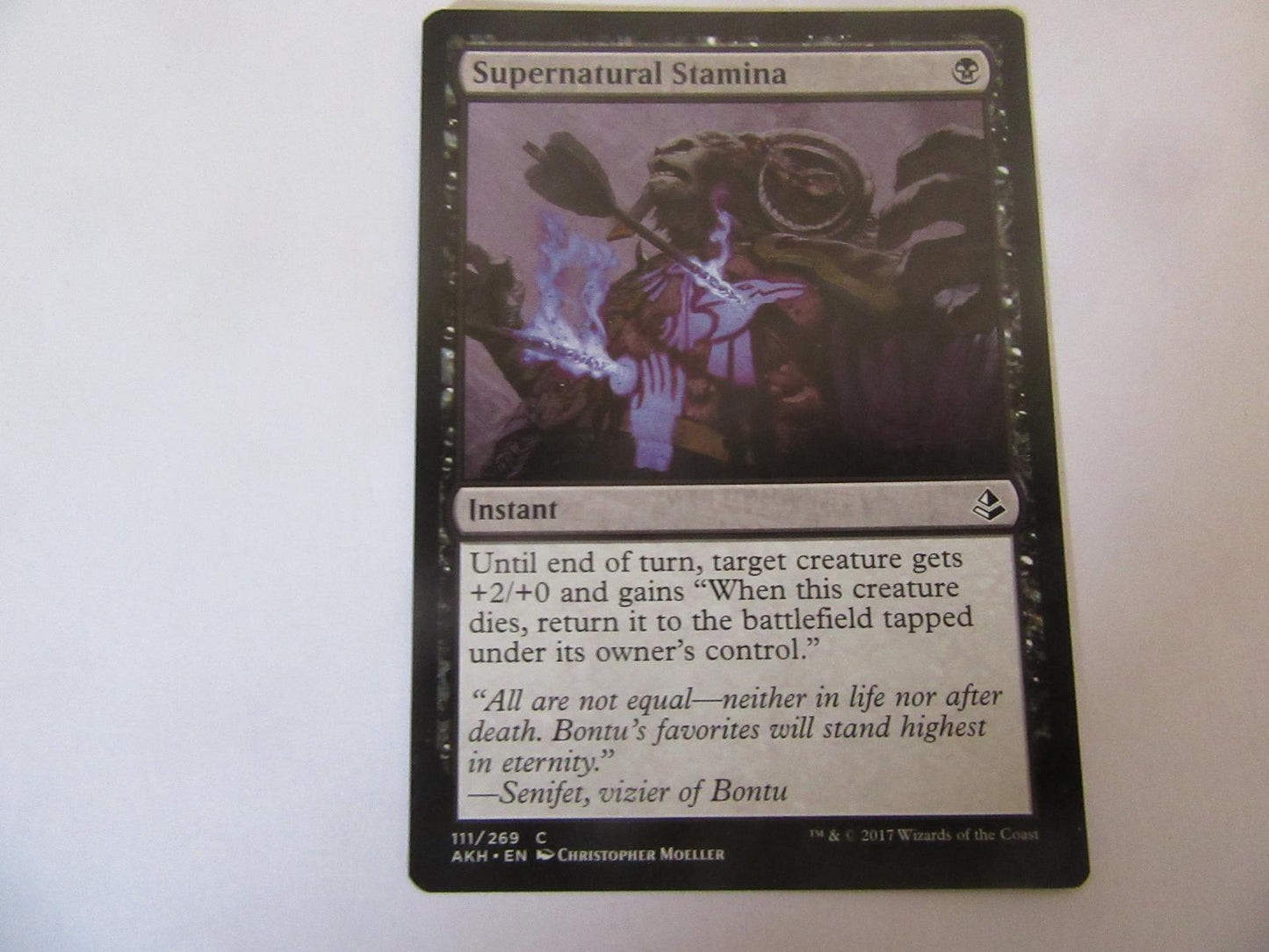 Supernatural Stamina 111 Amonkhet NM