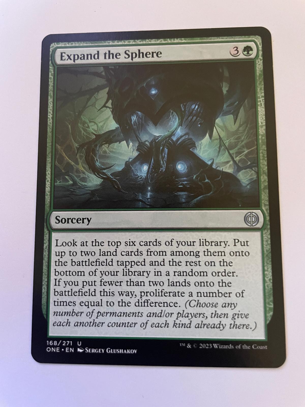 Expand the Sphere 168 Uncommon Phyrexia: All Will Be One Magic: The Gathering NM