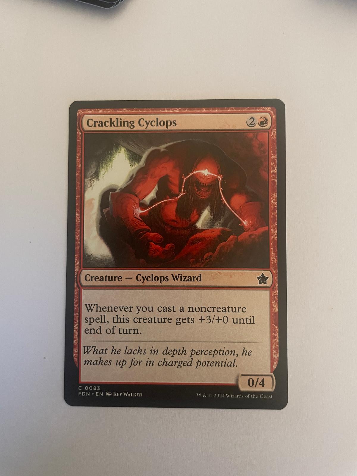 Crackling Cyclops 83 Foundations FDN NM