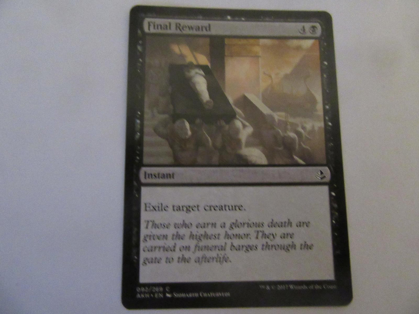 Final Reward 92 Amonkhet NM