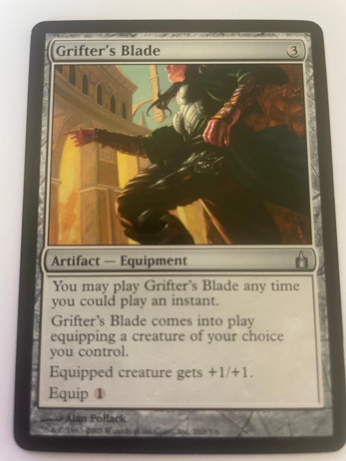 Grifter's Blade 263 Uncommon Ravnica: City of Guilds Magic: The Gathering NM