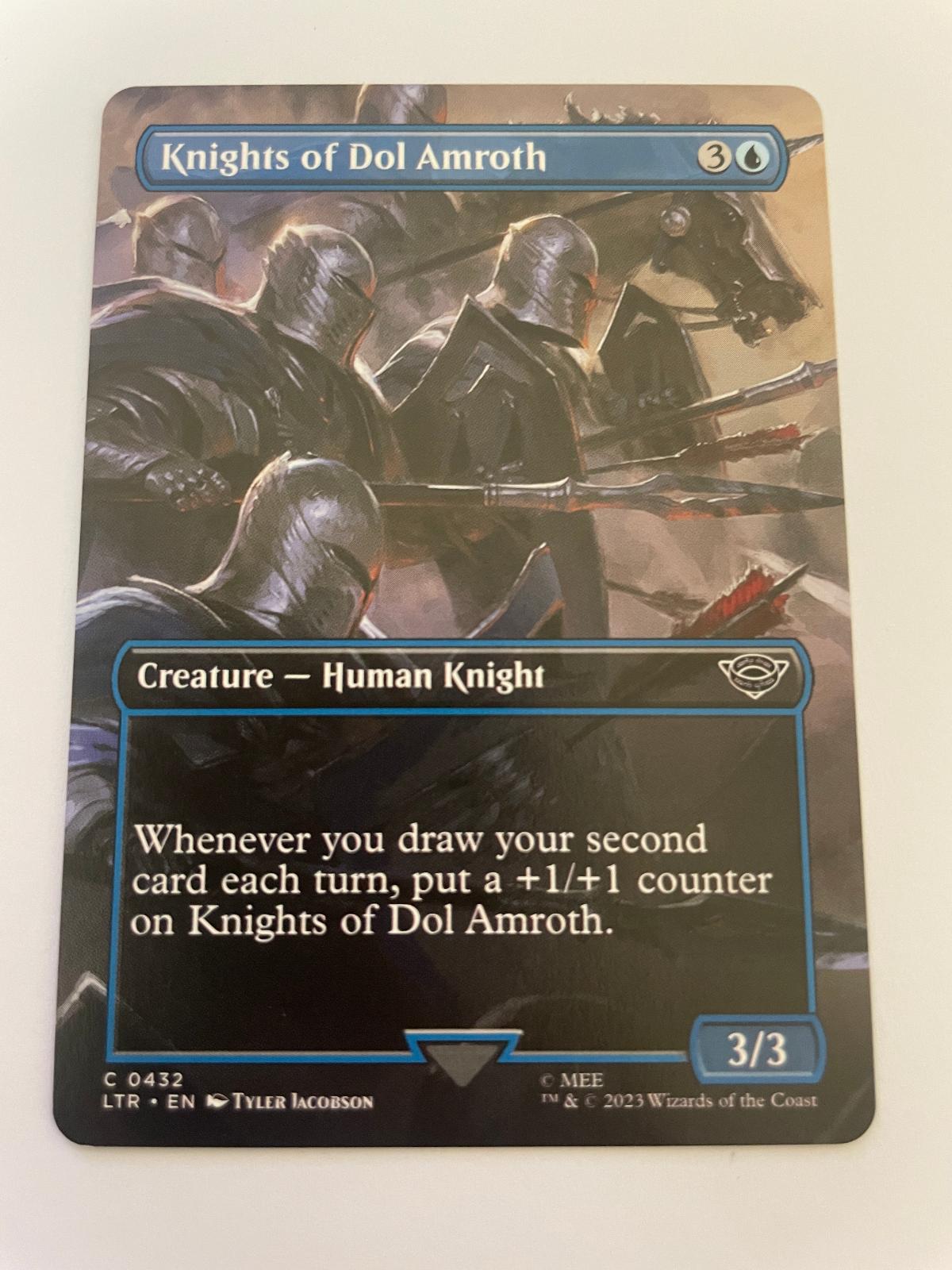 Knights of Dol Amroth (Borderless) 432 UB:TOLR: Tales of Middle-earth NM