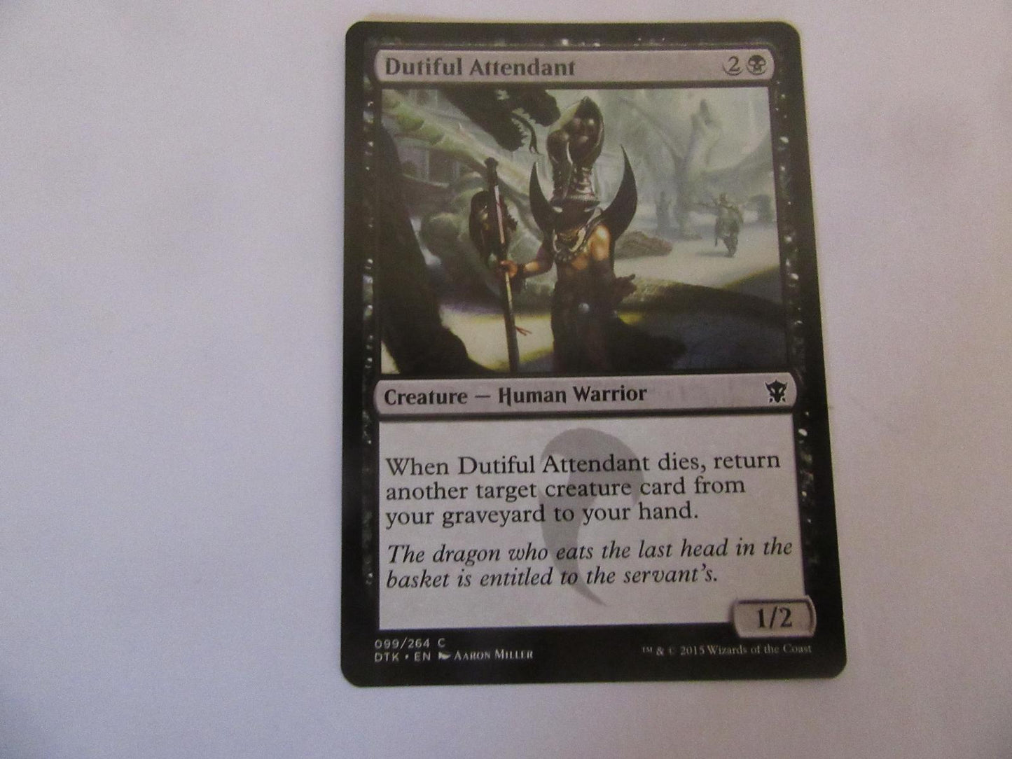 Dutiful Attendant 99 Dragons of Tarkir NM