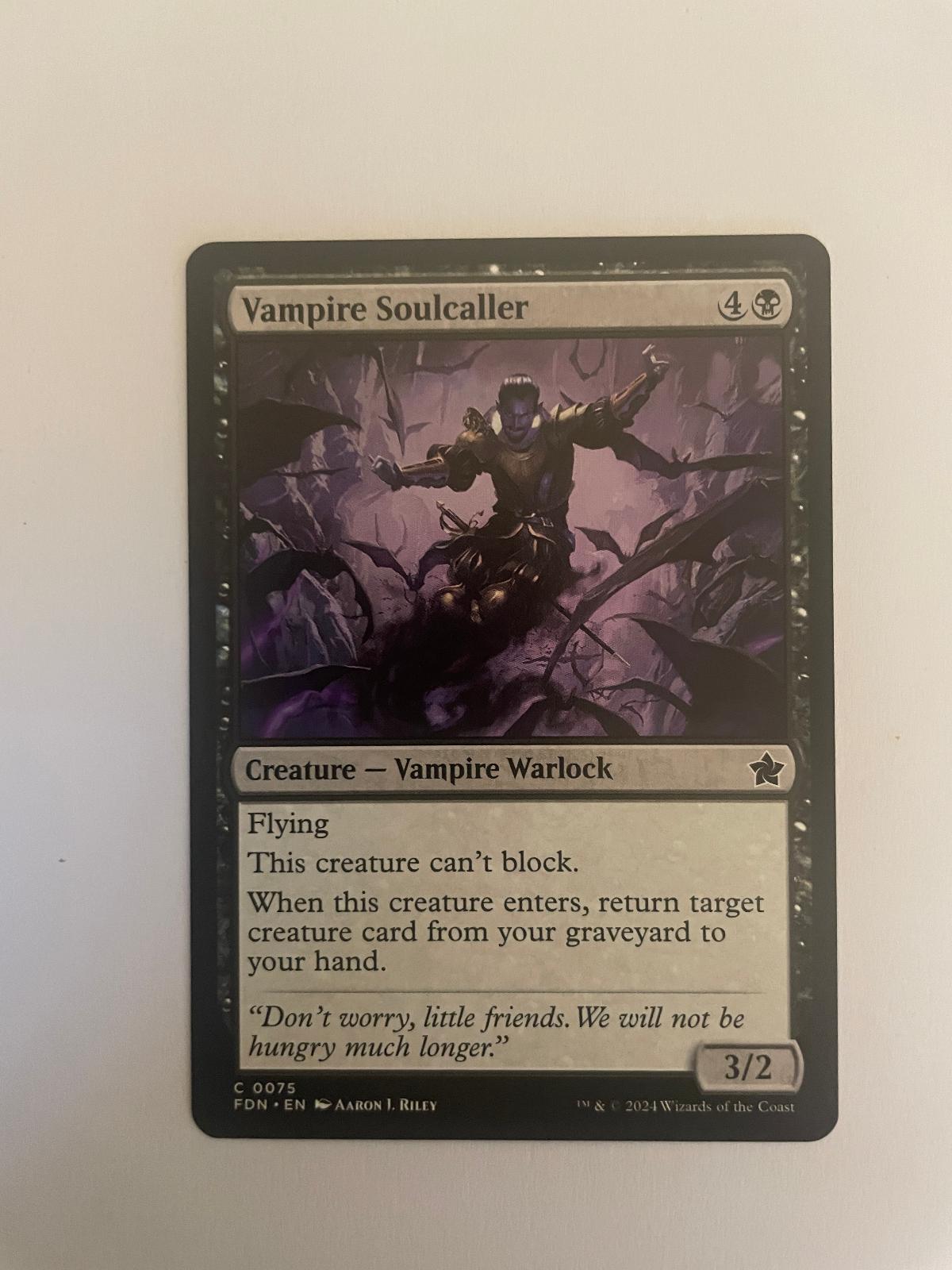 Vampire Soulcaller 75 Foundations FDN NM