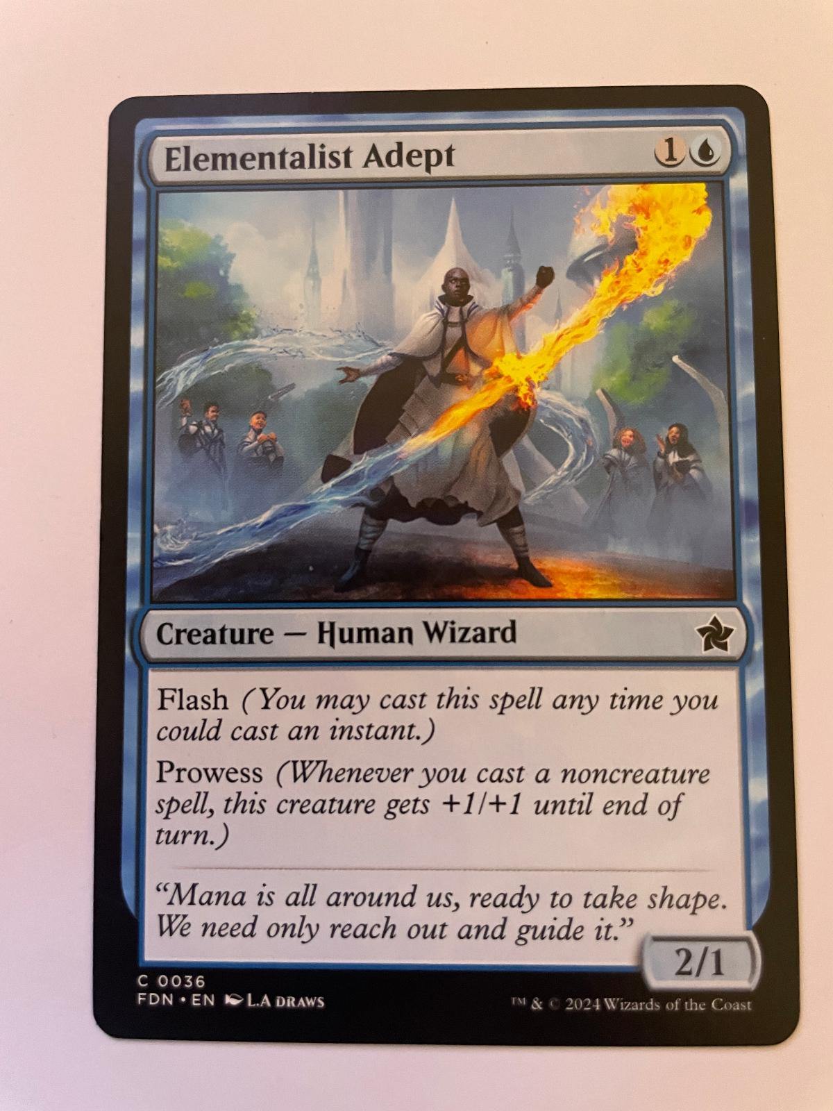 Elementalist Adept 36 Common Foundations Magic: The Gathering Near Mint