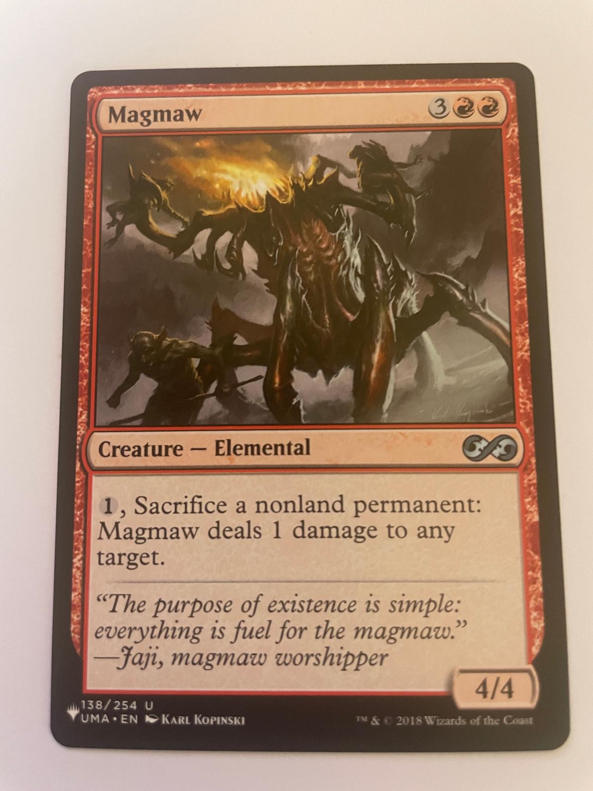 Magmaw 138/254 Uncommon The List Reprints Magic: The Gathering Near Mint
