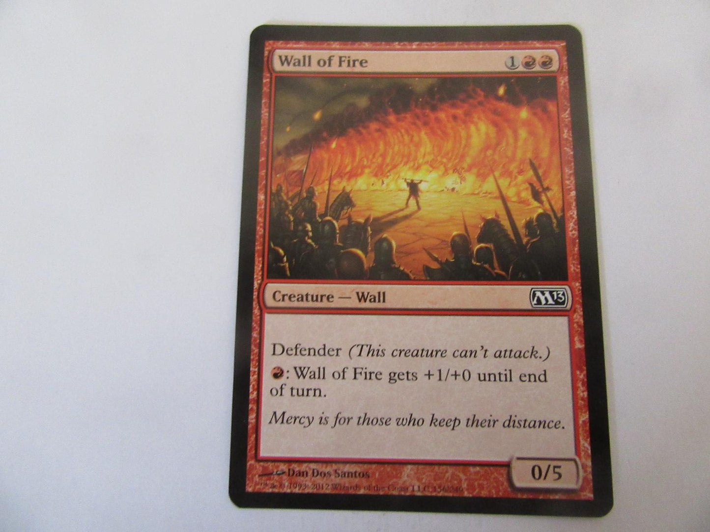 Wall of Fire 156 Magic 2013 (M13) NM