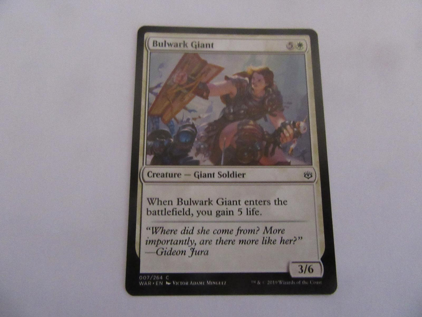 Bulwark Giant 7 War of the Spark NM