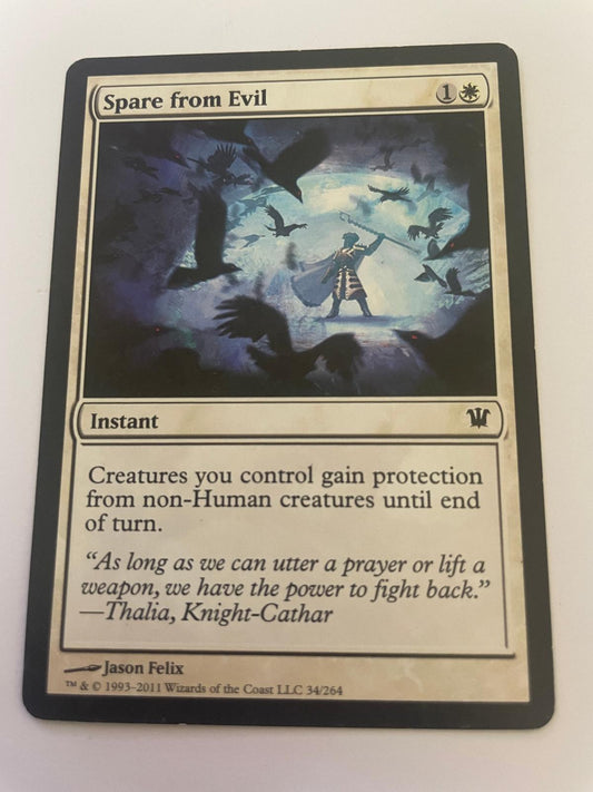 Spare from Evil 34 Common Innistrad Magic: The Gathering Near Mint