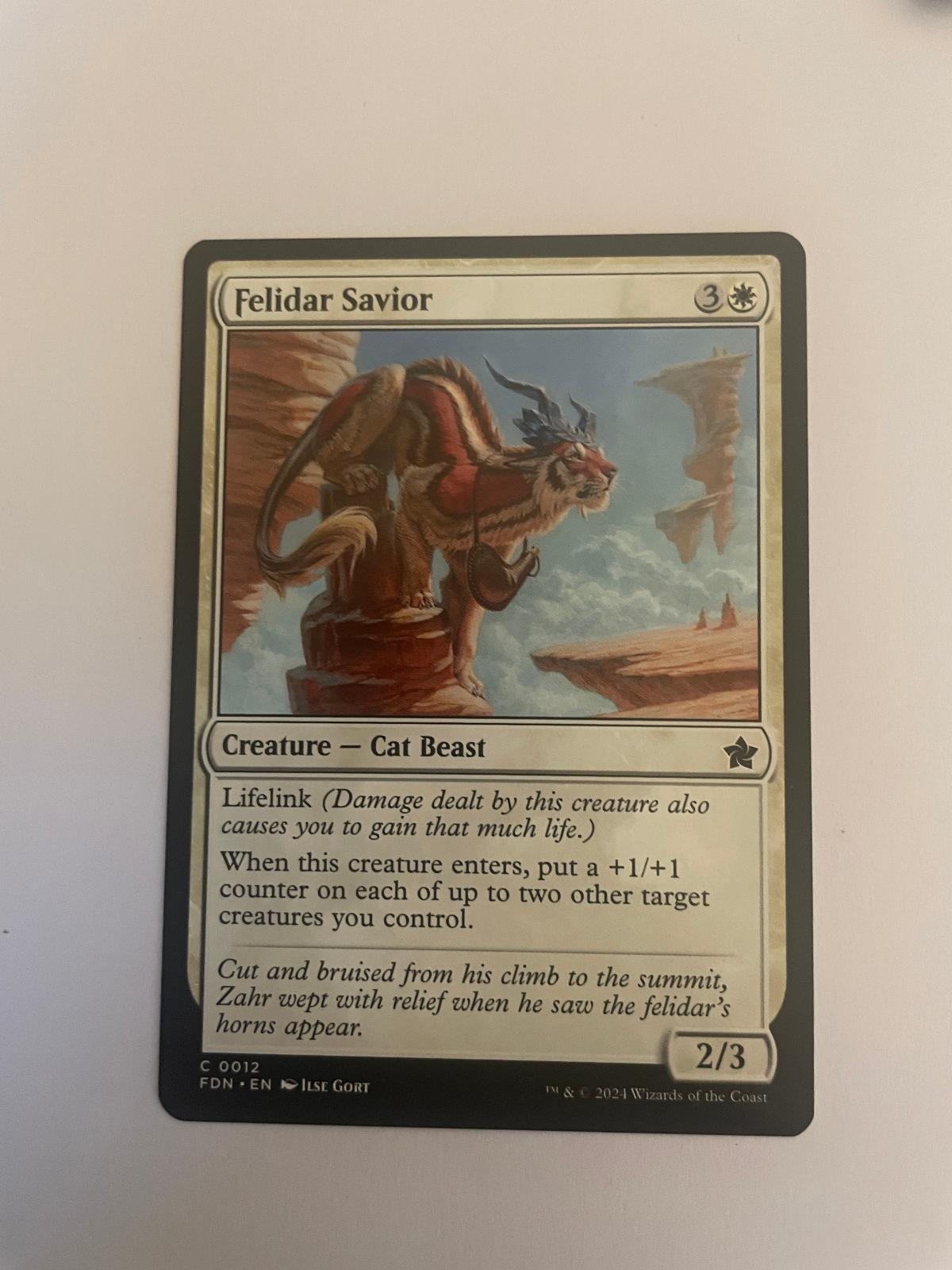 Felidar Savior 12 Foundations FDN NM