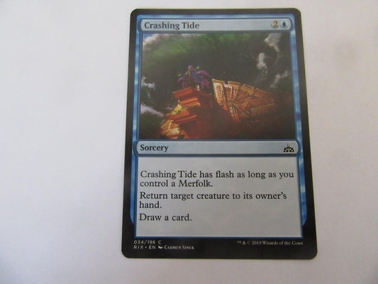 Crashing Tide 34 Rivals of Ixalan NM