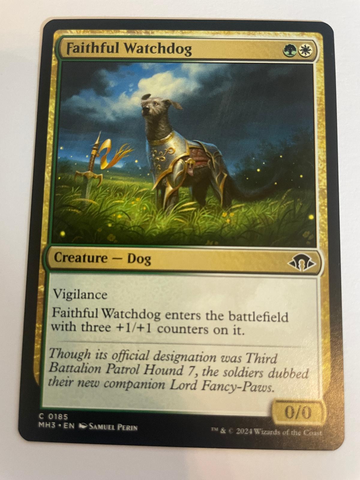 Faithful Watchdog 185 Modern Horizons 3 NM