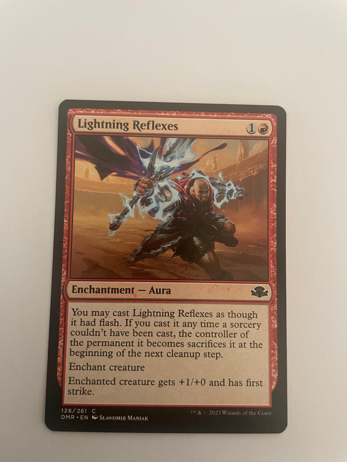 Lightning Reflexes 128 Dominaria Remastered DMR NM