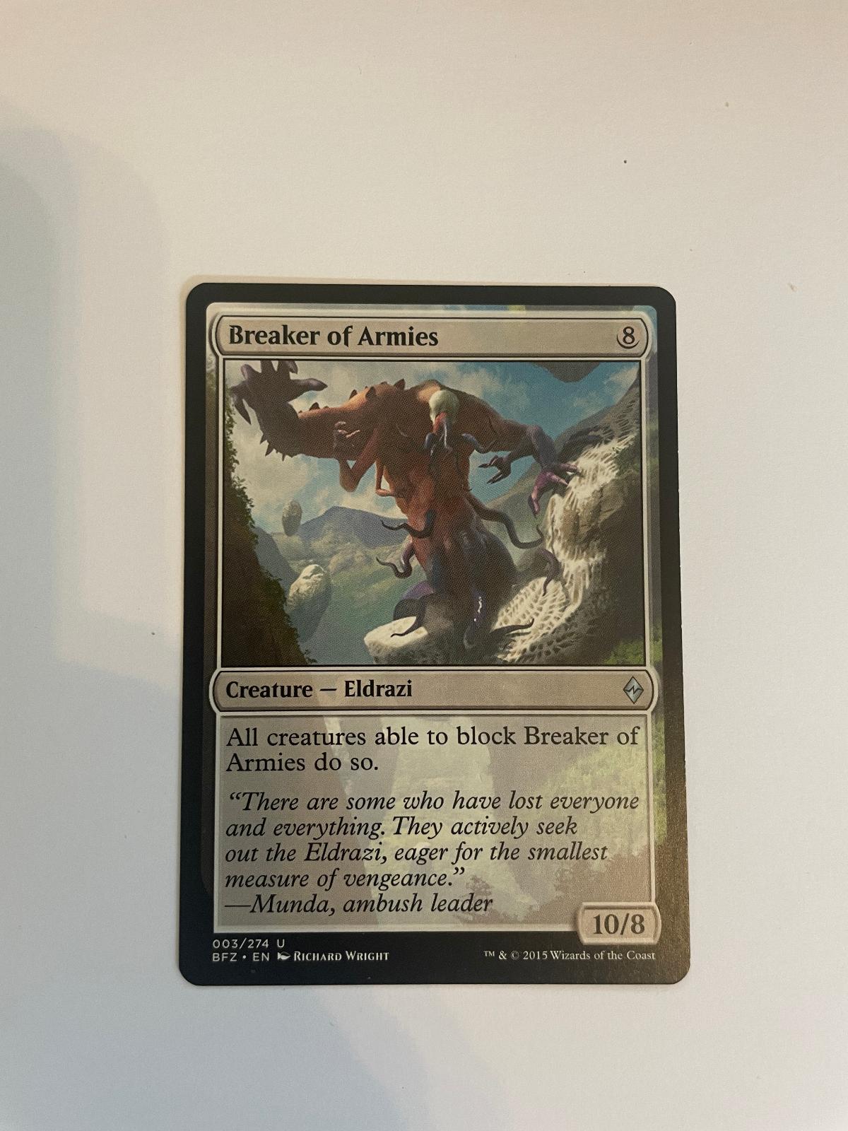 Breaker of Armies 3 The List Reprints NM