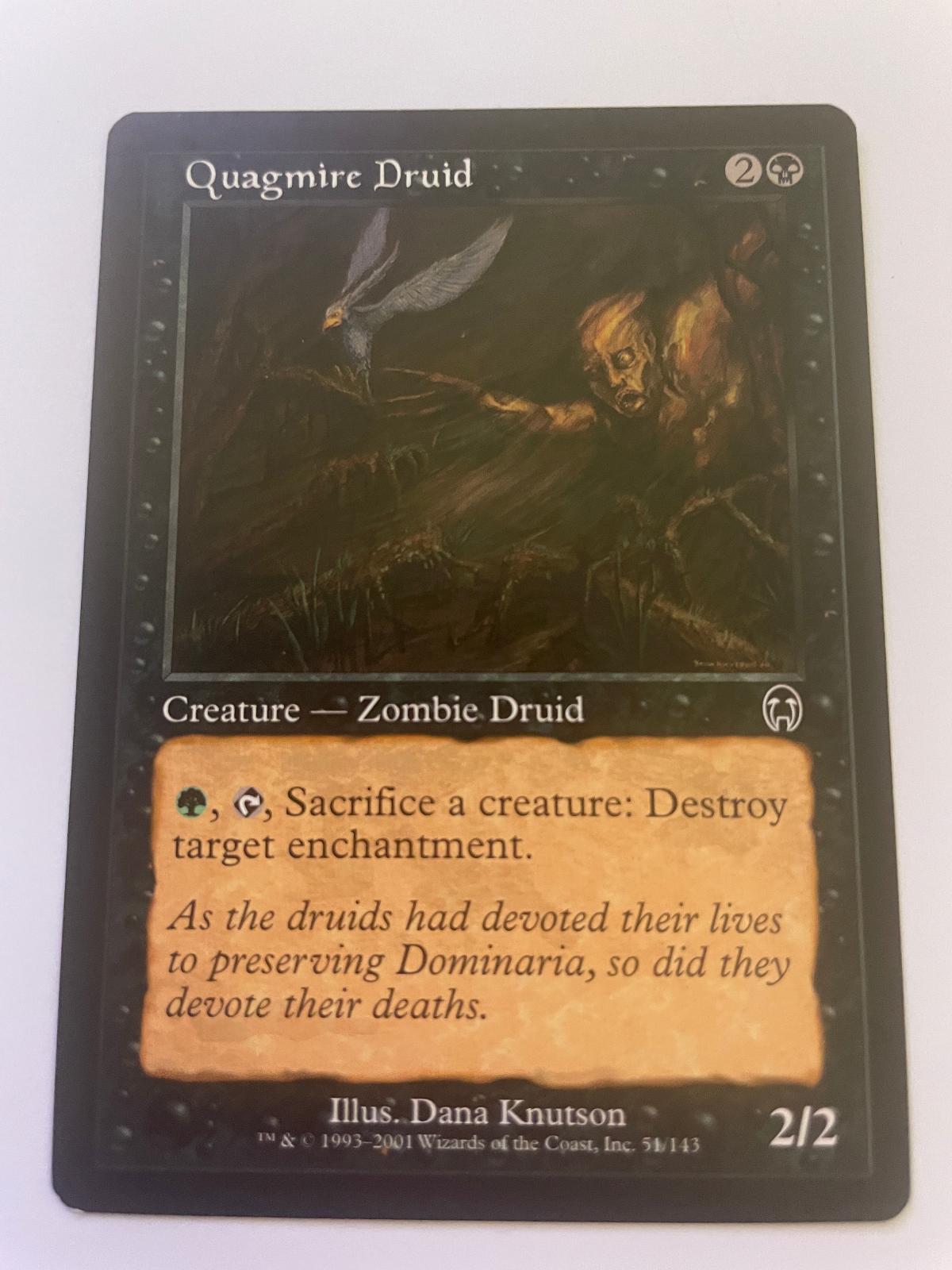 Quagmire Druid 51 Common Apocalypse Magic: The Gathering Near Mint