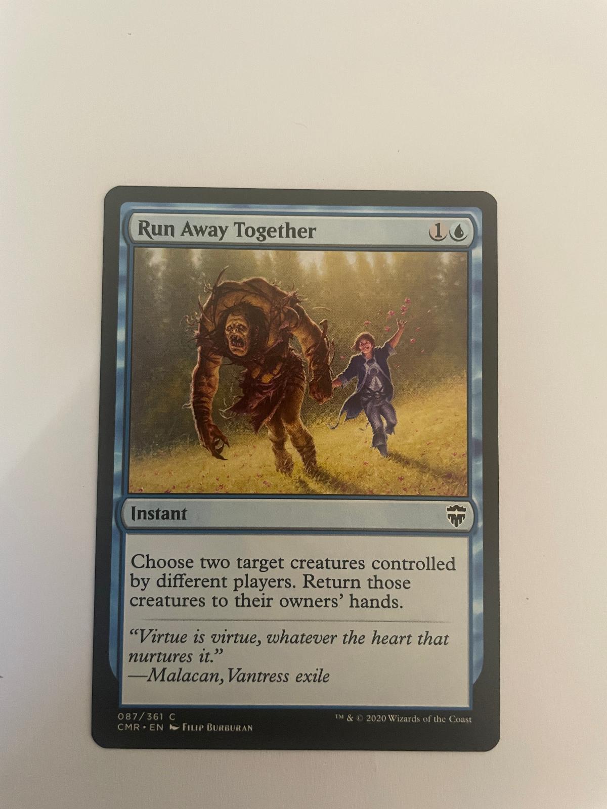 Run Away Together 87 Commander Legends CMR NM