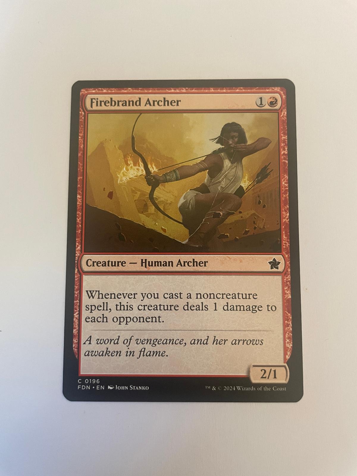 Firebrand Archer 196 Foundations FDN NM