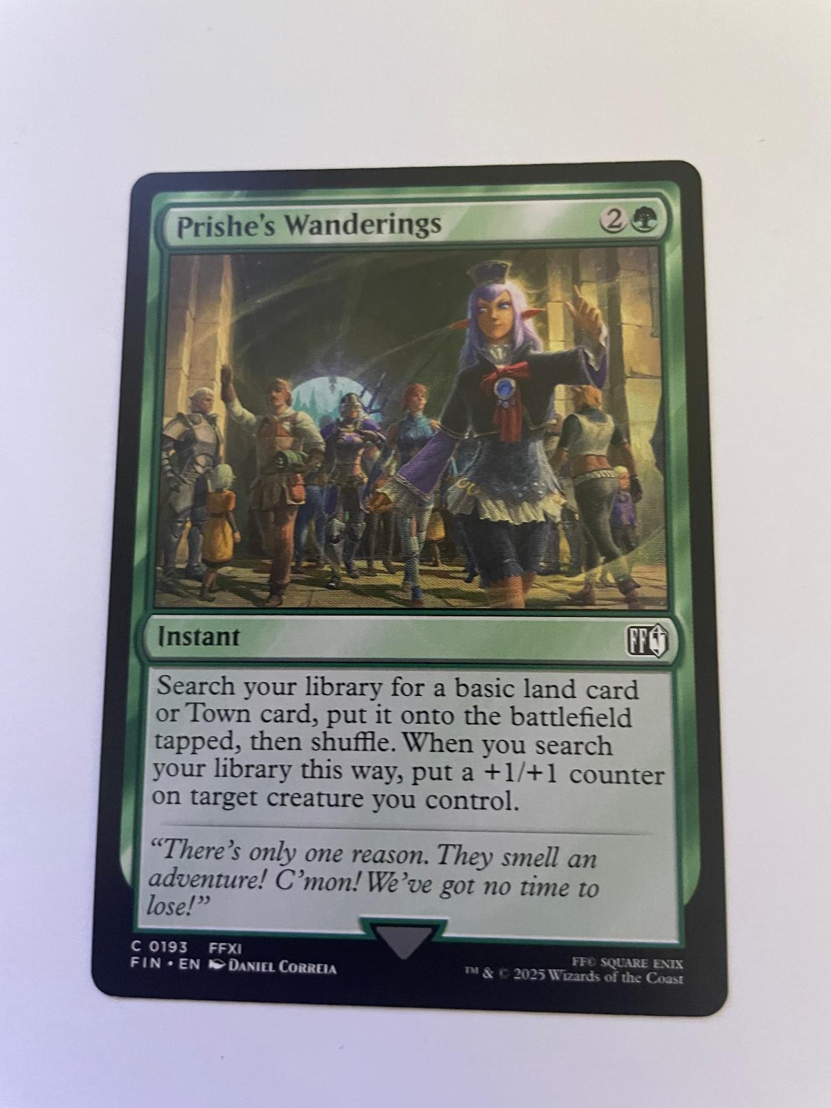 Prishe's Wanderings 193 Common FINAL FANTASY Magic: The Gathering Near Mint