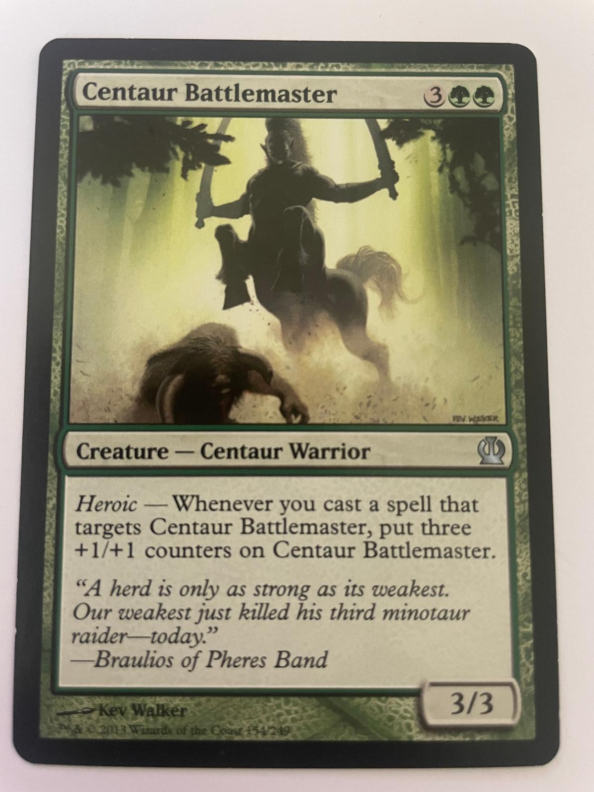 Centaur Battlemaster 154 Uncommon Theros Magic: The Gathering Near Mint
