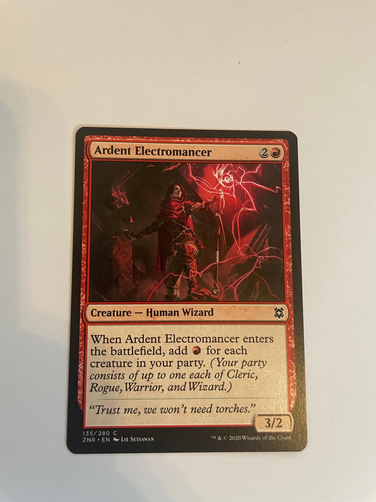 Ardent Electromancer 135 Zendikar Rising NM