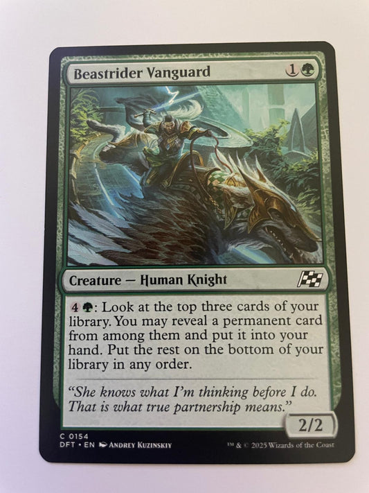 Beastrider Vanguard 154 Common Aetherdrift Magic: The Gathering Near Mint
