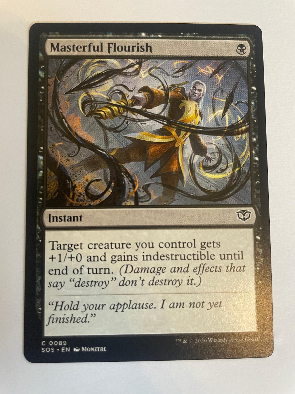 Masterful Flourish 89 Secrets of Strixhaven SOS NM