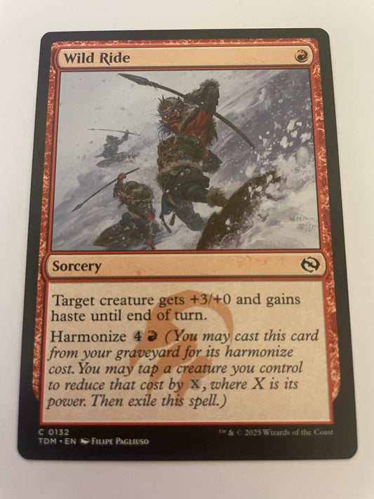 Wild Ride 132 Common Tarkir: Dragonstorm Magic: The Gathering Near Mint