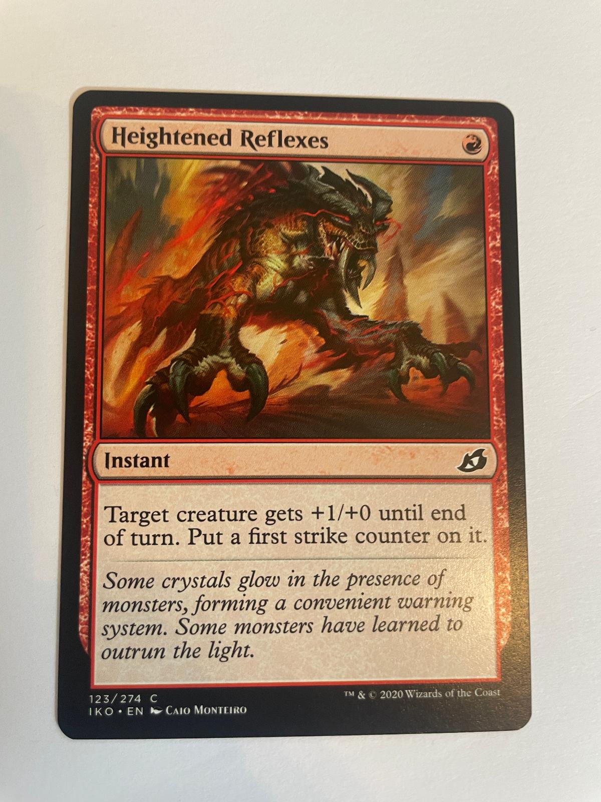 Heightened Reflexes 123 Ikoria: Lair of Behemoths NM