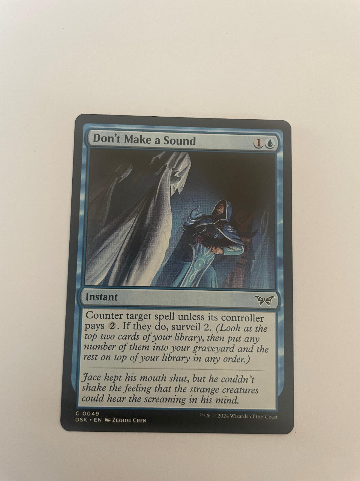 Don't Make a Sound 49 Duskmourn: House of Horror DSK NM