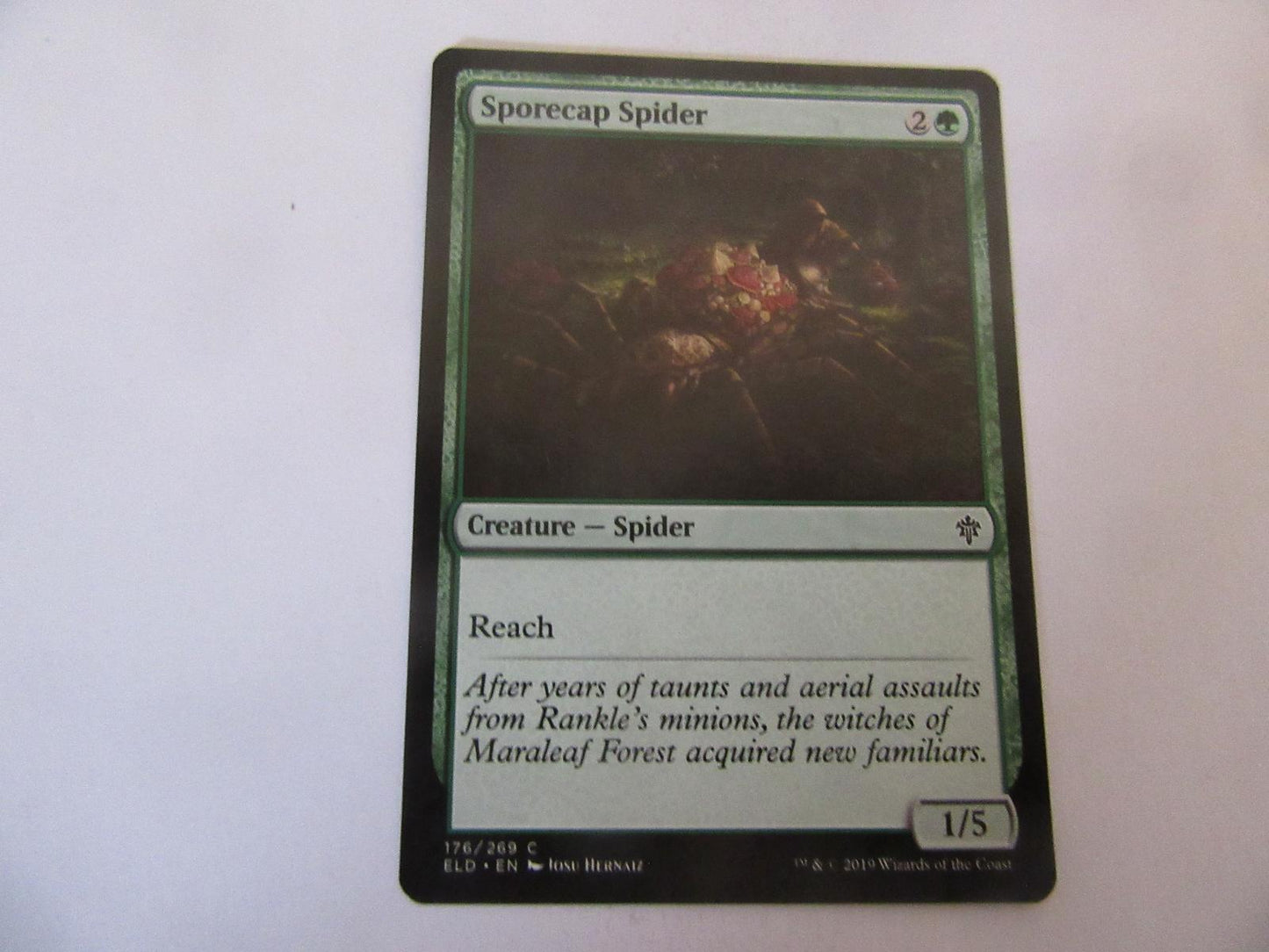Sporecap Spider 176 Throne of Eldraine NM