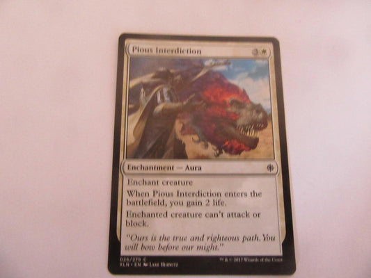 Pious Interdiction 26 Ixalan NM