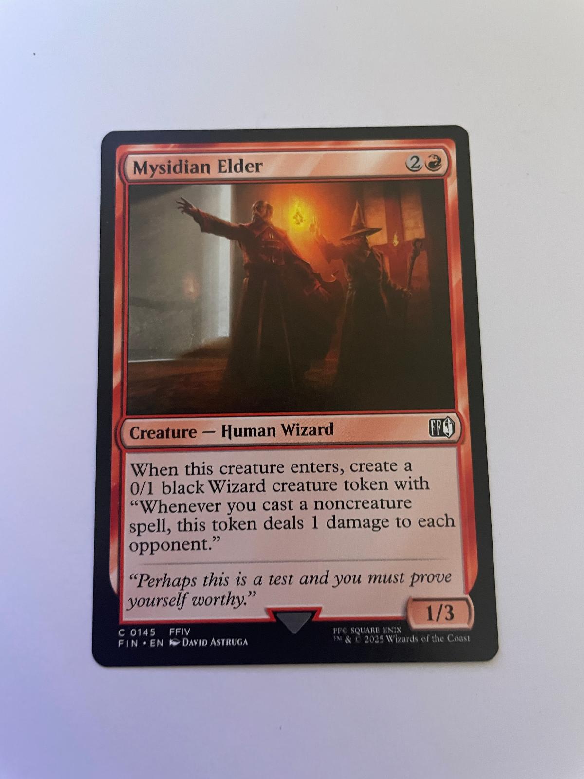 Mysidian Elder 145 Common FINAL FANTASY Magic: The Gathering Near Mint