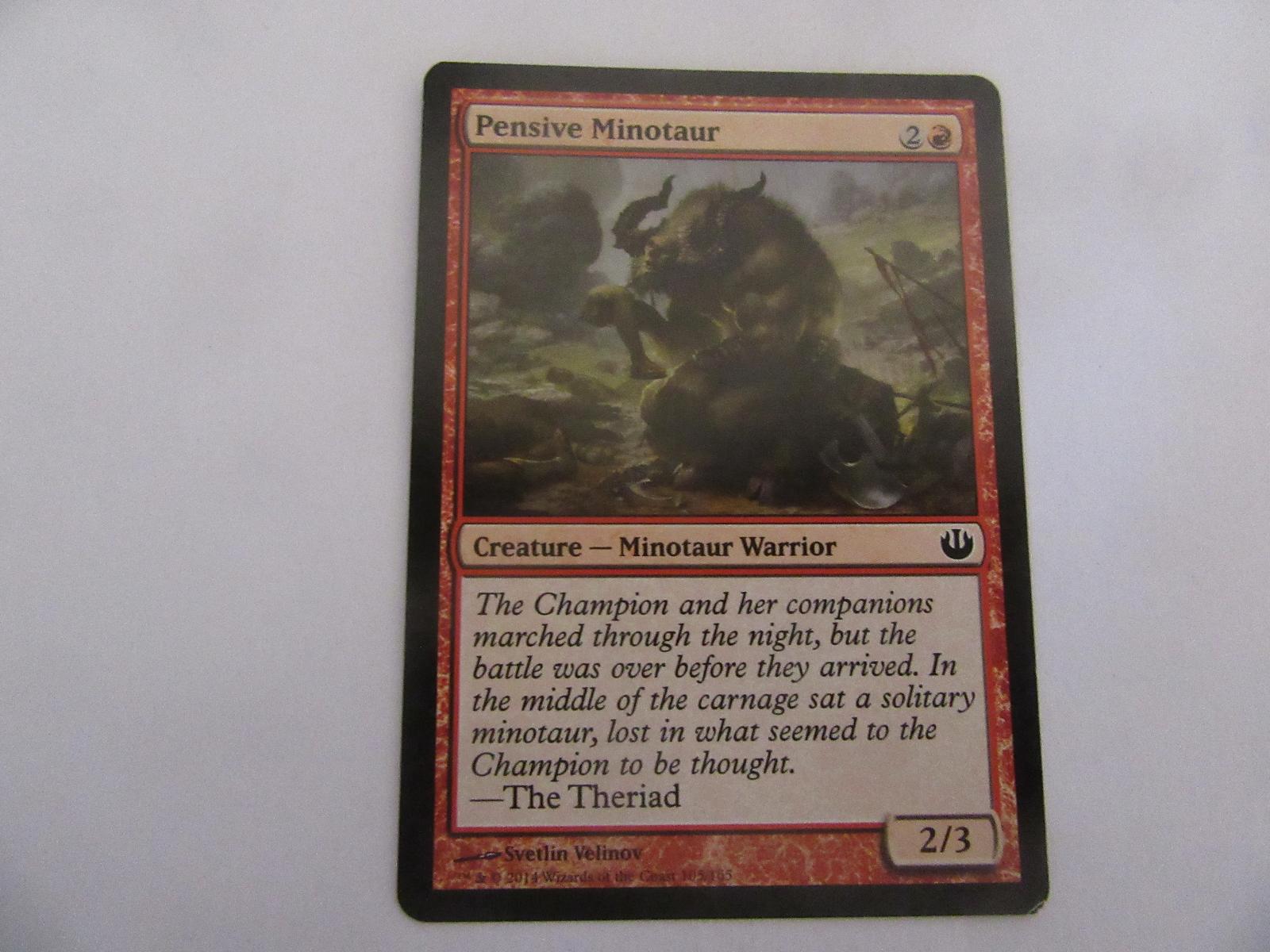 Pensive Minotaur 105 Journey Into Nyx NM