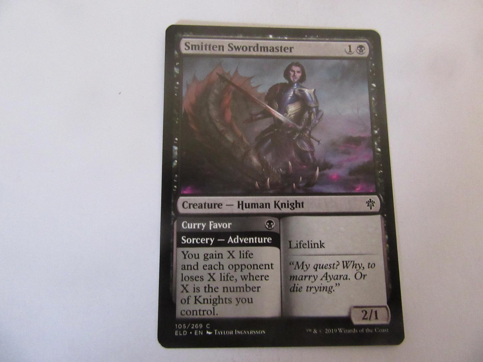 Smitten Swordmaster 105 Throne of Eldraine NM