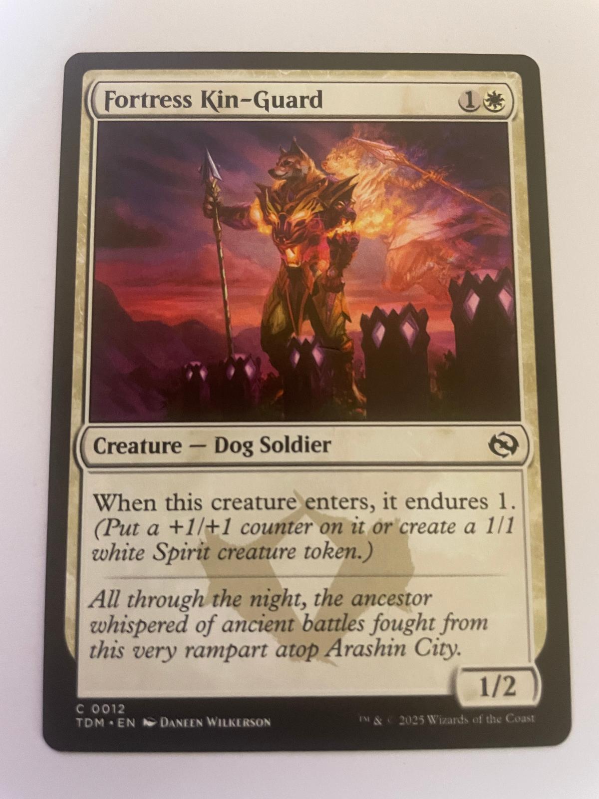 Fortress Kin-Guard 12 Common Tarkir: Dragonstorm Magic: The Gathering Near Mint